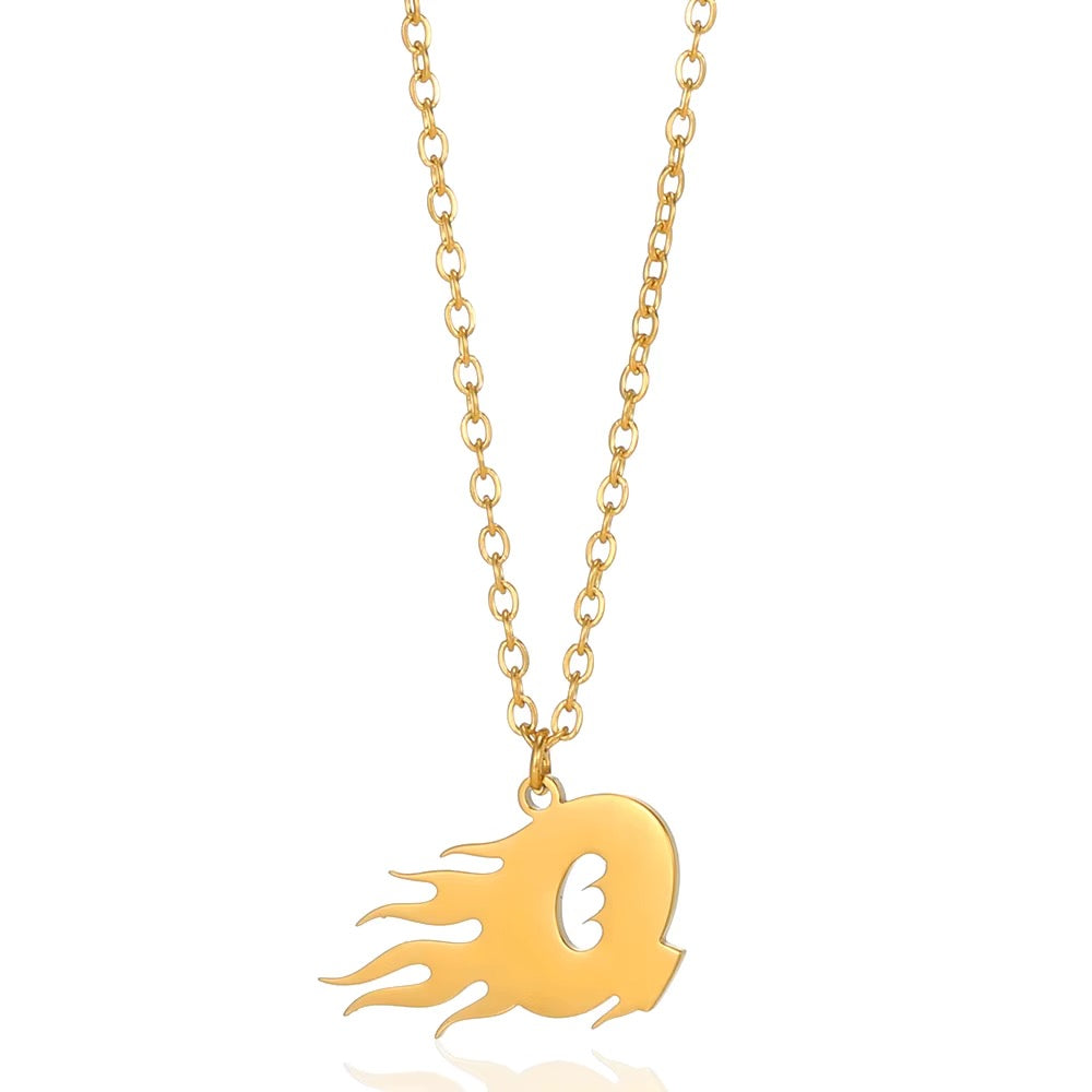 "Flame" Initials