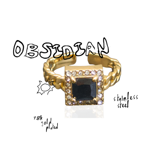 "Obsidian" Ring