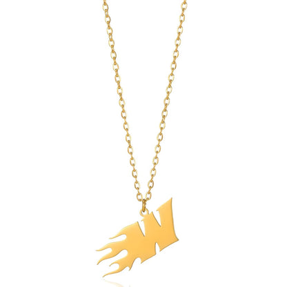 "Flame" Initials